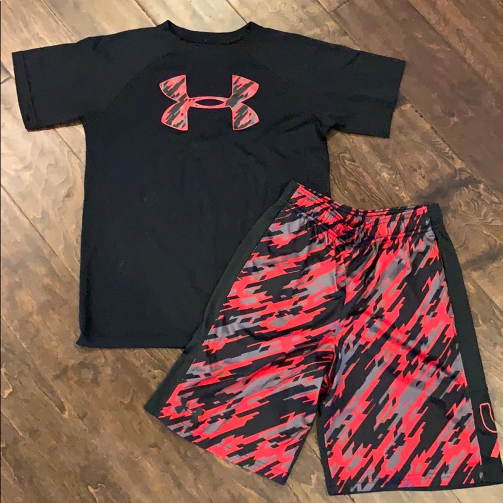 Boys UA Shorts/Shirt Set